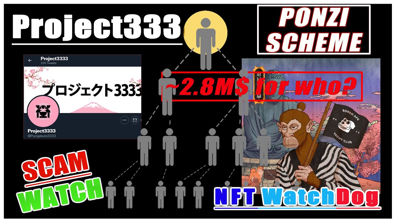 PROJECT 3333 NFT is a Ponzi Scheme ? Future Rug Pull ? who is the NFT Artist Hisoka Gaka - NFT News