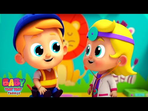 Doktor şarkı | Okul öncesi eğitim | Baby Toot Toot Türkçe | Animasyon | Bebekler için popüler şiir