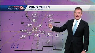 Dangerously Cold Start To Wednesday