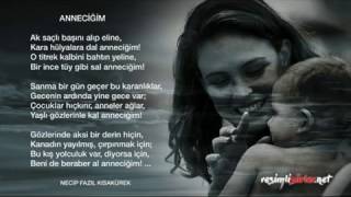 Necip Fazıl Kısakürek - Anneciğim Resimi