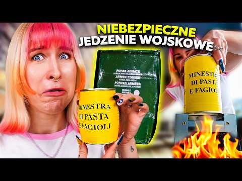 CO JEDZĄ WŁOSCY ŻOŁNIERZE? śniadanie i kolacja MRE wojska z Włoch! | Agnieszka Grzelak Vlog