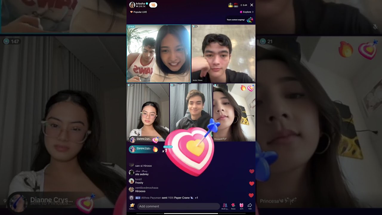 TIKTOK LIVE WITH THE CAST OF SSA