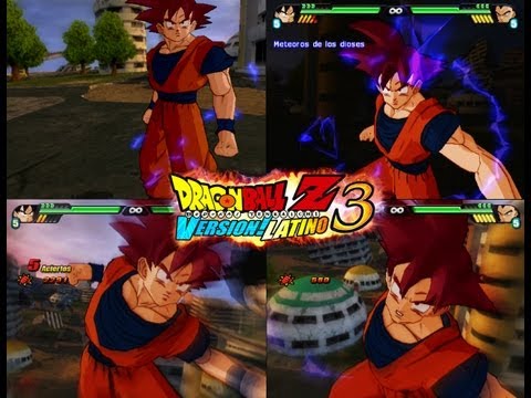 Dragon Ball Z Budokai Tenkaichi 3 Version Latino *Goku SSJ Dios vs Vegeta GT*