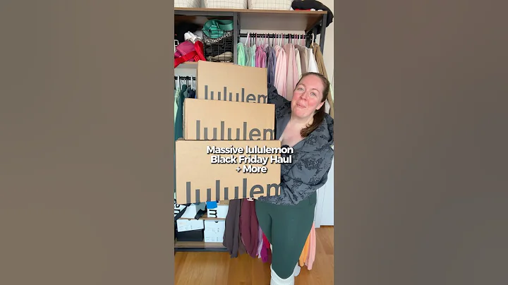 #ad Black Friday unboxing lululemon and more! #lululemoncreator