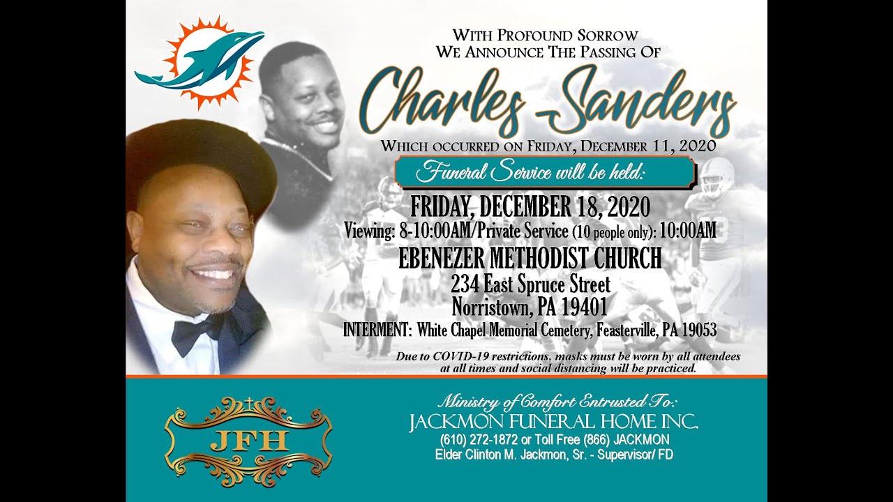 Jackmon Funeral Home Funeral Service For Charles Sanders YouTube