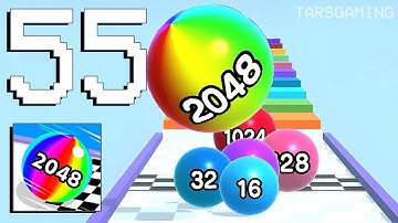 Ball Run 2048 Game All Levels Mobile Gameplay Android, iOS ( Levels 101-150)