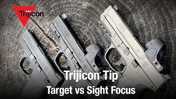 Trijicon Tip - Target vs Sight Focus