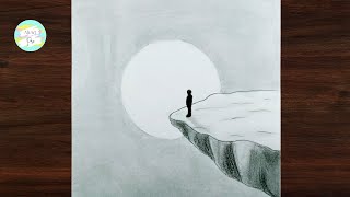 How to draw a boy in Moonlight for beginners / Pencil sketch / drawing tutorial @aliartpro