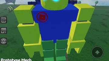 What is on the head prototype mech?/ Roblox noob experiment battle