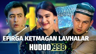 HUDUD 998 EFIRGA KETMAGAN LAVHALAR