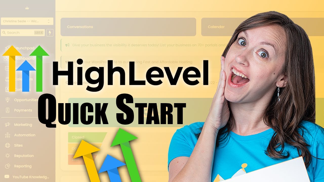 GoHighLevel Tutorial QUICK START for Beginners 2023