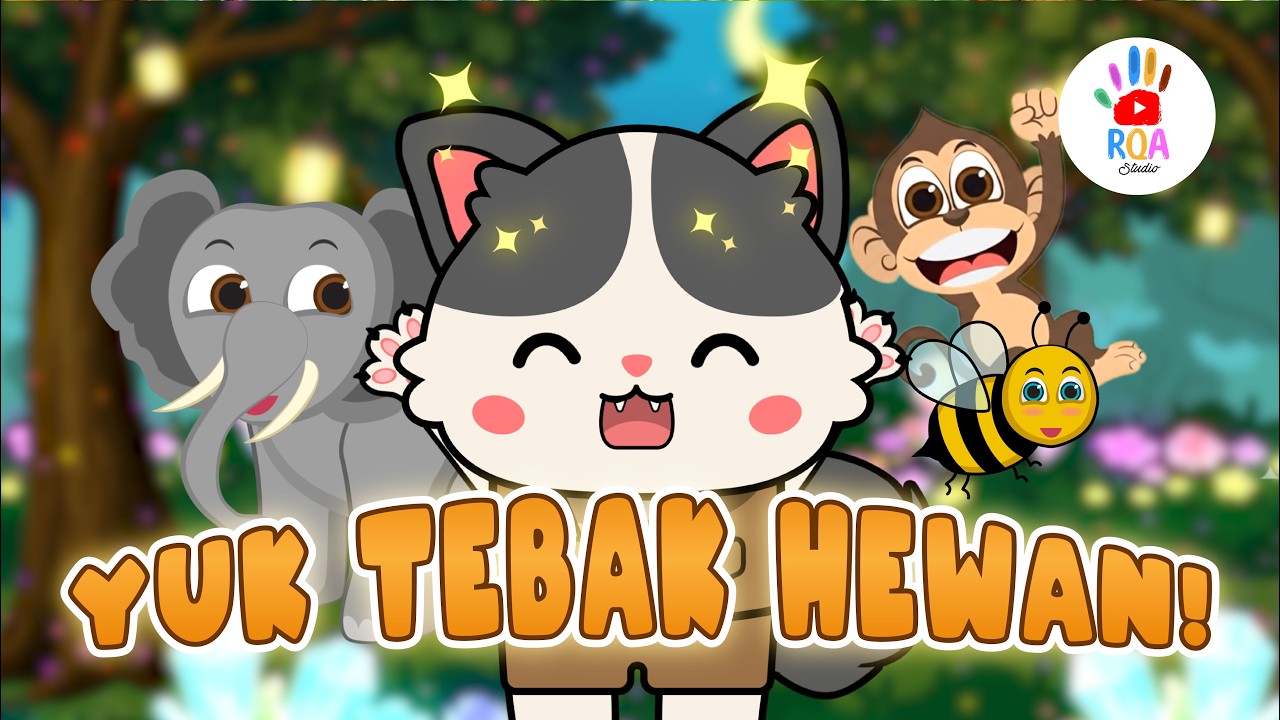 Moci Menemukan Hewan Lucu di Hutan Ajaib! 🐾 Yuk Tebak & Hitung Bareng! 🔢✨