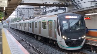 東急2020系2124編成 牛田駅通過シーン