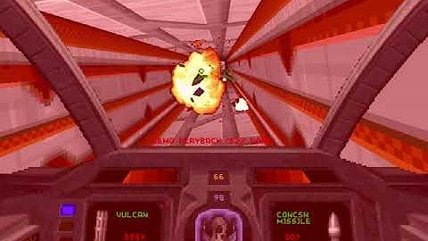 Old Descent Demos: Descent 1 Level 2 Insane