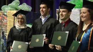 Highlights of December Recognition Ceremony 2014 at Clarkson University