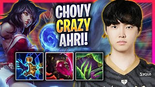 CHOVY IS SO CRAZY WITH AHRI! - GEN Chovy Plays Ahri MID vs Azir! | Season 2024