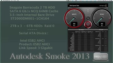 Seagate Barracuda 3 x 2TB  6TB raid 0 ST2000DM001