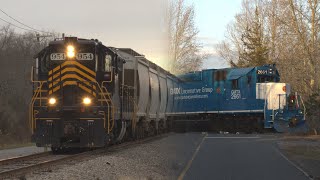 Classic EMDs, PRSL GP38s, and Fast Commuter Trains in South Jersey | Chasing W&W & CMSL [12/22/23]