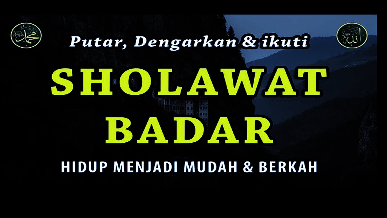 Sholawat Badar Merdu Tanpa Musik | Penenang Jiwa Islami