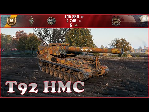 видео: T92 HMC - World of Tanks UZ Gaming