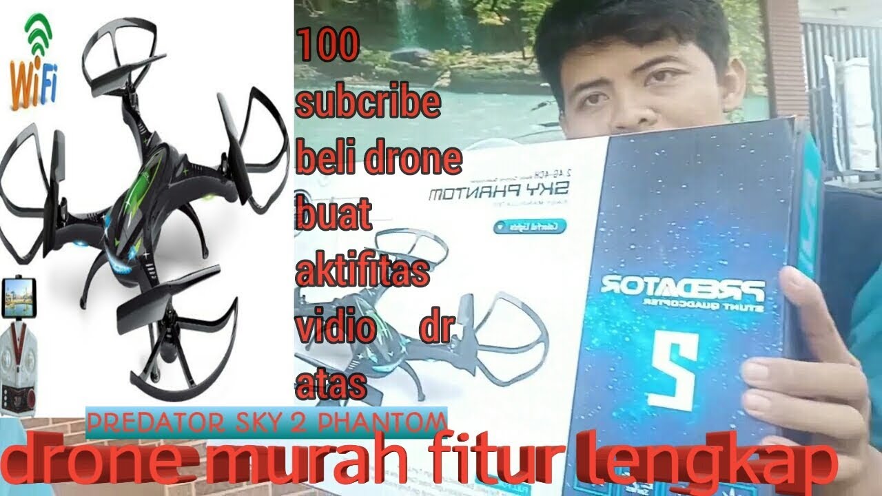 predator drone sky phantom 2.4 ghz | 100 subcribe beli drone | - YouTube