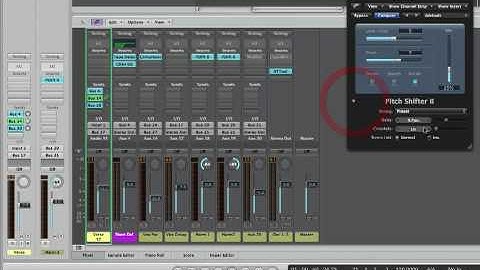 Apple Logic Studio 9 - Split Harmonizer Effect