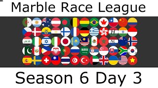 Marble Race League Season 6 Day 3 \/ Marble Race Lover