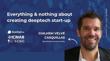 Everything & nothing about creating deeptech start-up