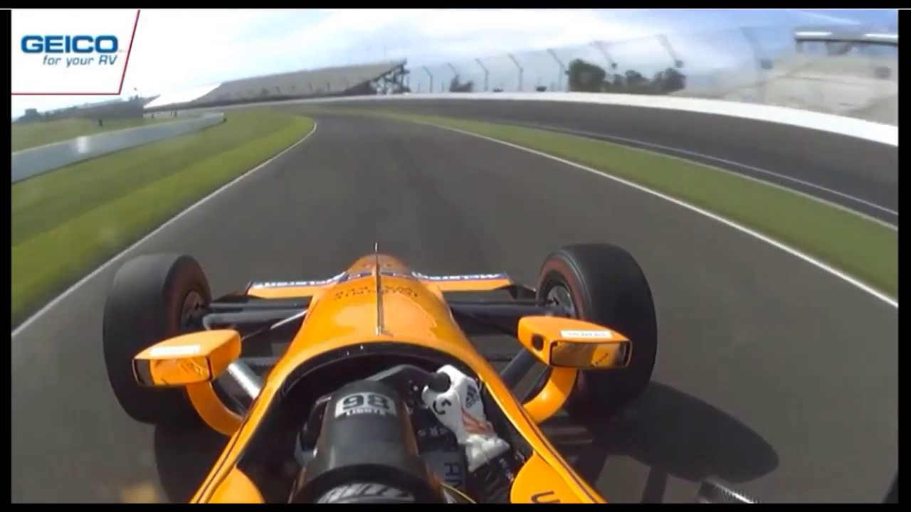 Fernando Alonso Sounds Motor Honda Indycar Indianapolis 500