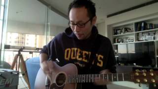 Video thumbnail of "Guitar lesson / tutorial - Tip of my tongue by Johnny Diesel"