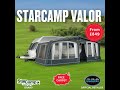 NEW 2025 StarCamp Valor AiR Inflatable Caravan Awning | Sizes 6–19 | FREE Carpet Included