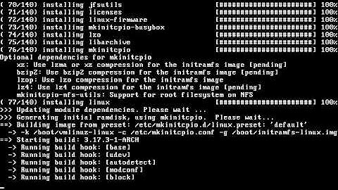 Scripted installation of Arch Linux inside VirtualBox VM