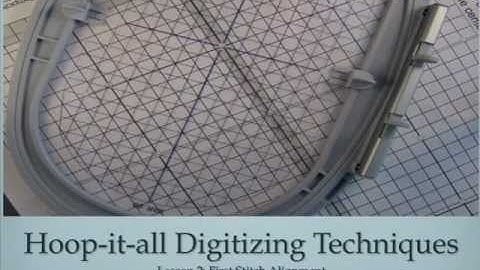 Digitizing Techniques 2: Alter stitch path