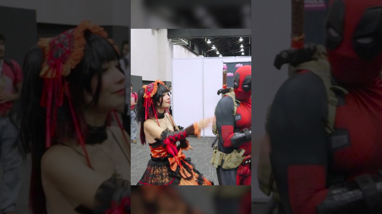 When you ask Deadpool for uppies, you get uppies 😊 #deadpool #anime #cosplay