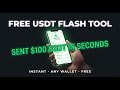 Tested a free USDT flash tool for instant transactions — here's what I found
