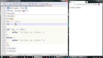 Podstawy PHP - 15. Operator porównania === w PHP