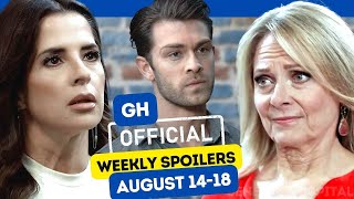 General Hospital Weekly Spoilers: August 14-18, 2023 - Dex Scrambles, Sam digs & Gladys Blocks #gh
