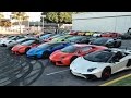 Insane Secret Lamborghini Aventador Meet