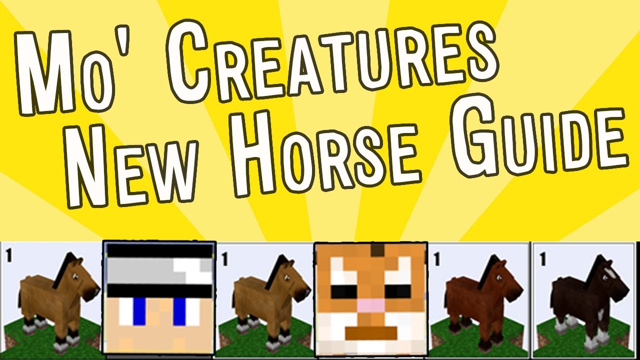 Mo' Creatures How To: [1.7.2] New Updated Horse Guide! - Fixed Breeding