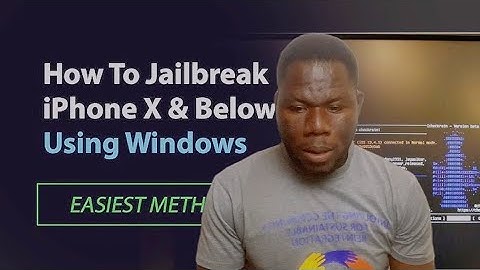 How Jailbreak IPhone X and Below Using Windows 2023. Easiest Method.