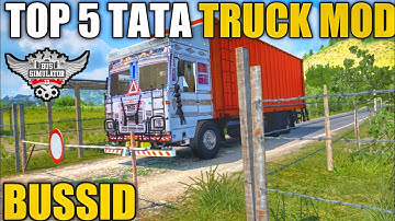 Top 5 TATA Truck Mods For BUSSID | Bus Simulator Indonesia | BUSSID Mod