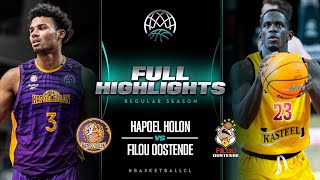 Hapoel Holon v Filou Oostende | Full Game Highlights | #BasketballCL 2023