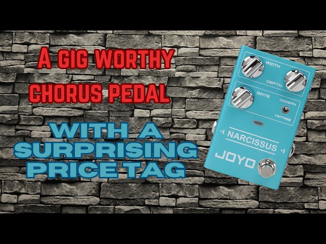 Joyo Narcissus Chorus Pedal Sounds - YouTube