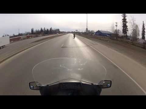 Ride around Fairbanks Old Steese Hwy. at Farmer's Loop Road