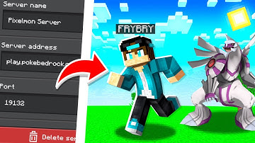 Minecraft Pixelmon Server IP Address Bedrock!