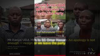 Mount Kenya Is Angry At Ruto And UDA Leadership #trending #youtubeshorts #kenya #ruto #hassanomar