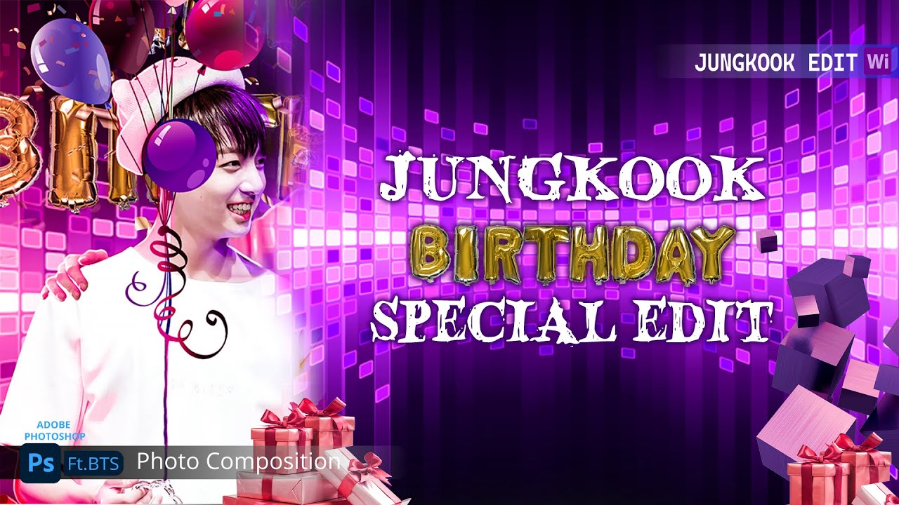 B T S Jungkook Birth Day Special Edit / BTS edit Tutorial