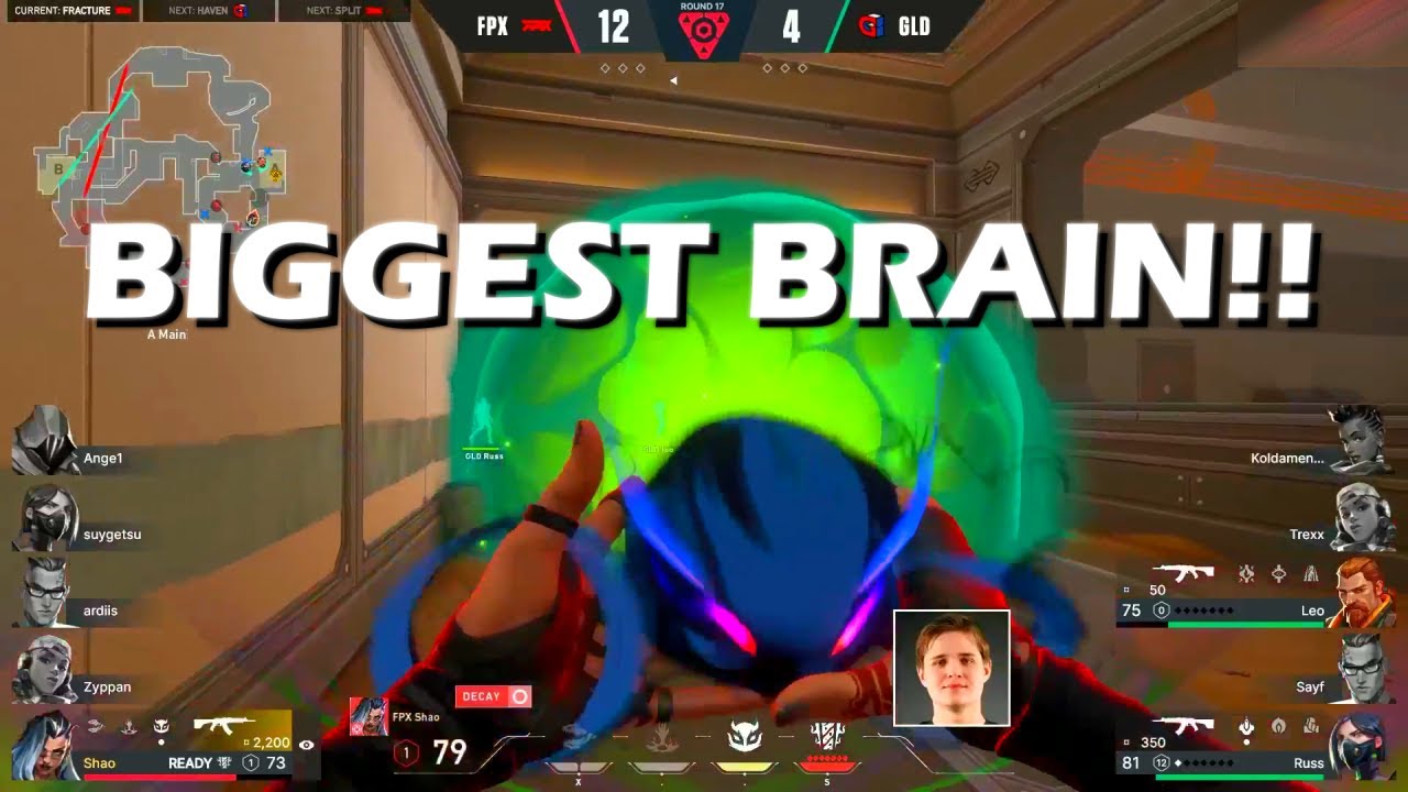 FPX Shao has the BIGGEST BRAIN [VCT] (FPX vs GLD)
