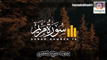 #سورة_مريم القارئ حمزة بلخضري