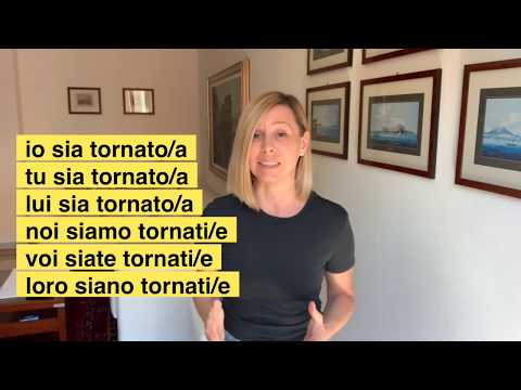 Congiuntivo passato в итальянском языке